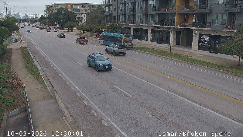 Broken Spoke · S Lamar traffic camera