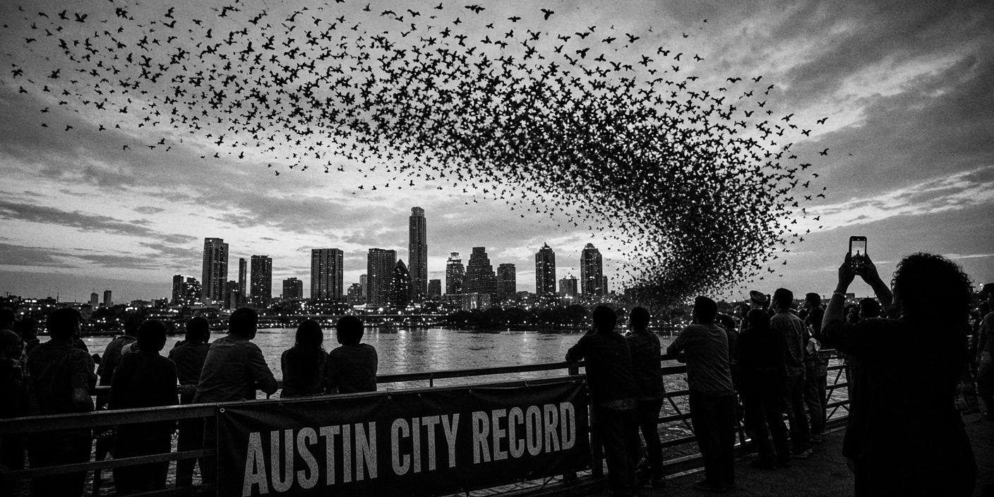 Bat night on the Congress Avenue bridge